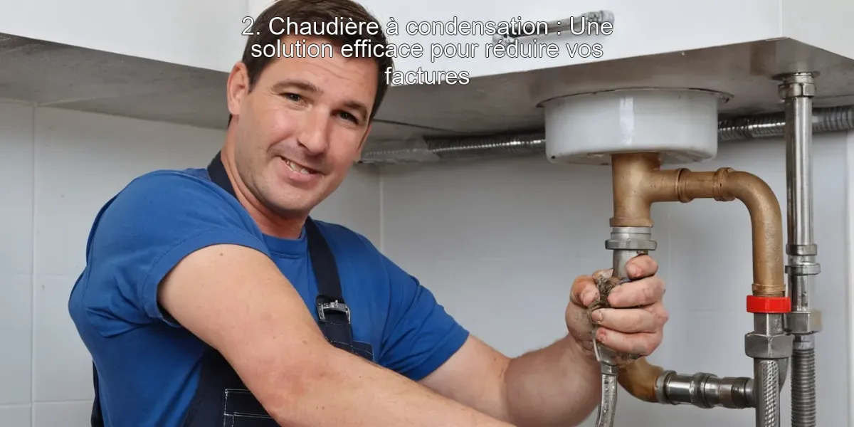 2. Chaudière à condensation : Une solution efficace pour réduire vos factures