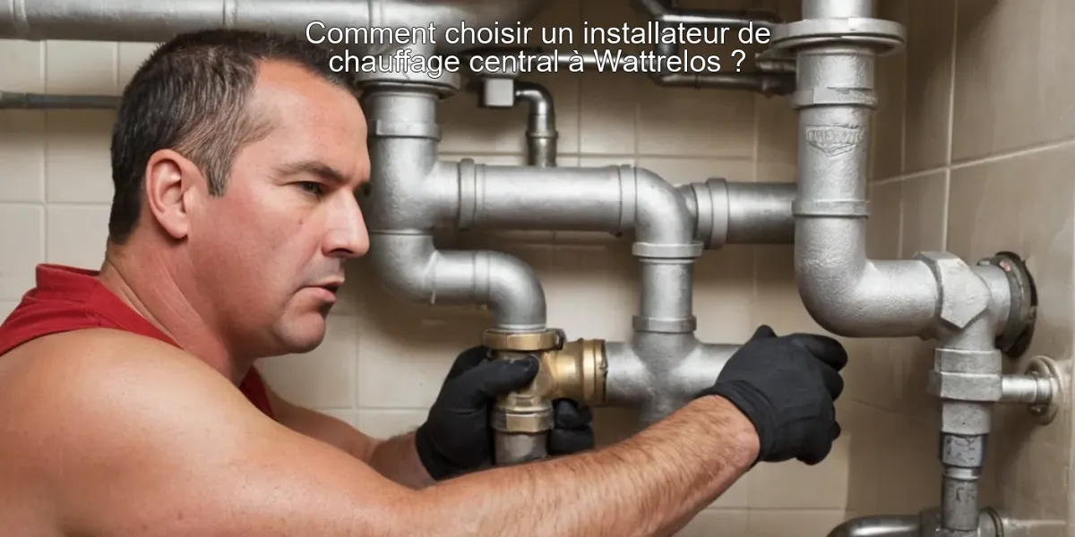 Comment choisir un installateur de chauffage central à Wattrelos ?