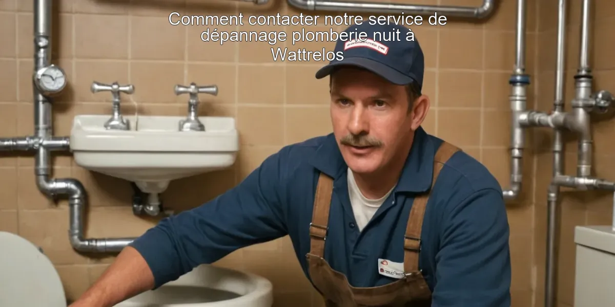 Comment contacter notre service de dépannage plomberie nuit à Wattrelos