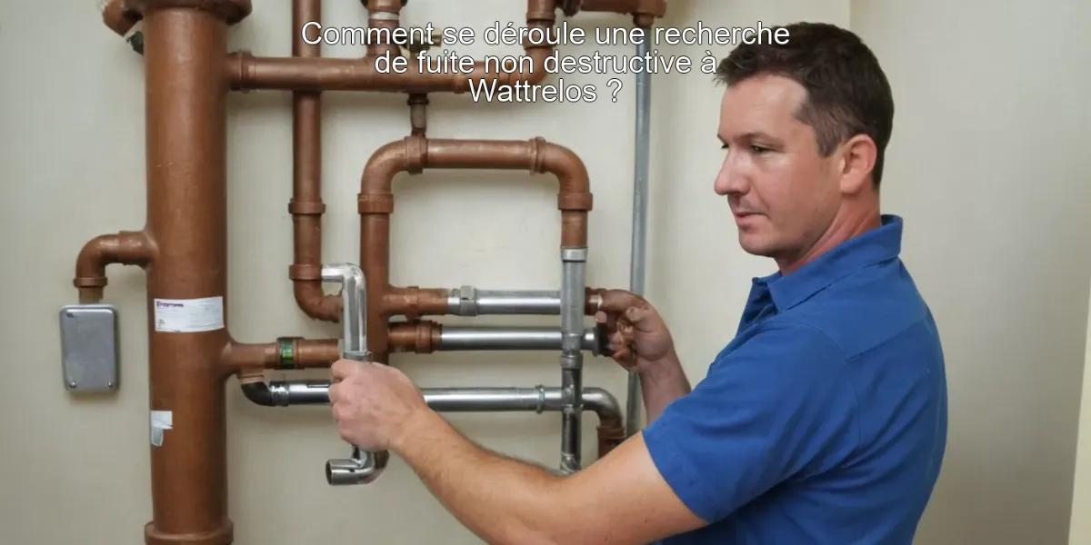 Comment se déroule une recherche de fuite non destructive à Wattrelos ?