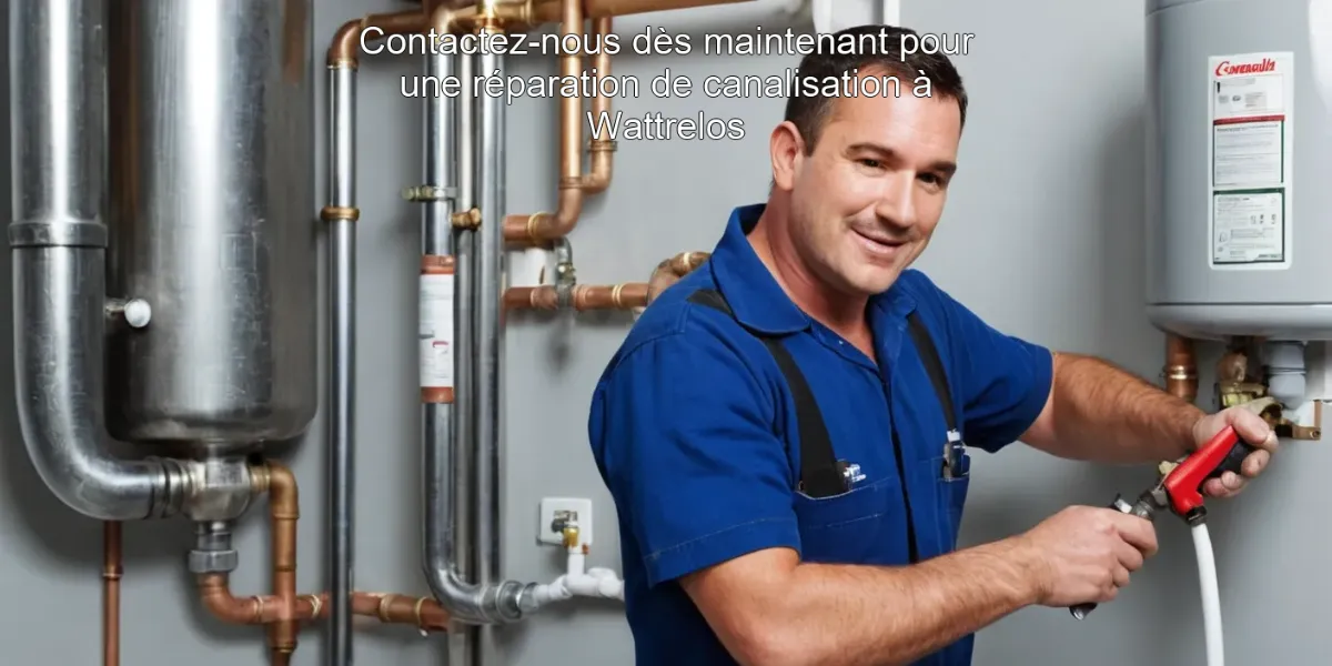 Contactez-nous dès maintenant pour une réparation de canalisation à Wattrelos