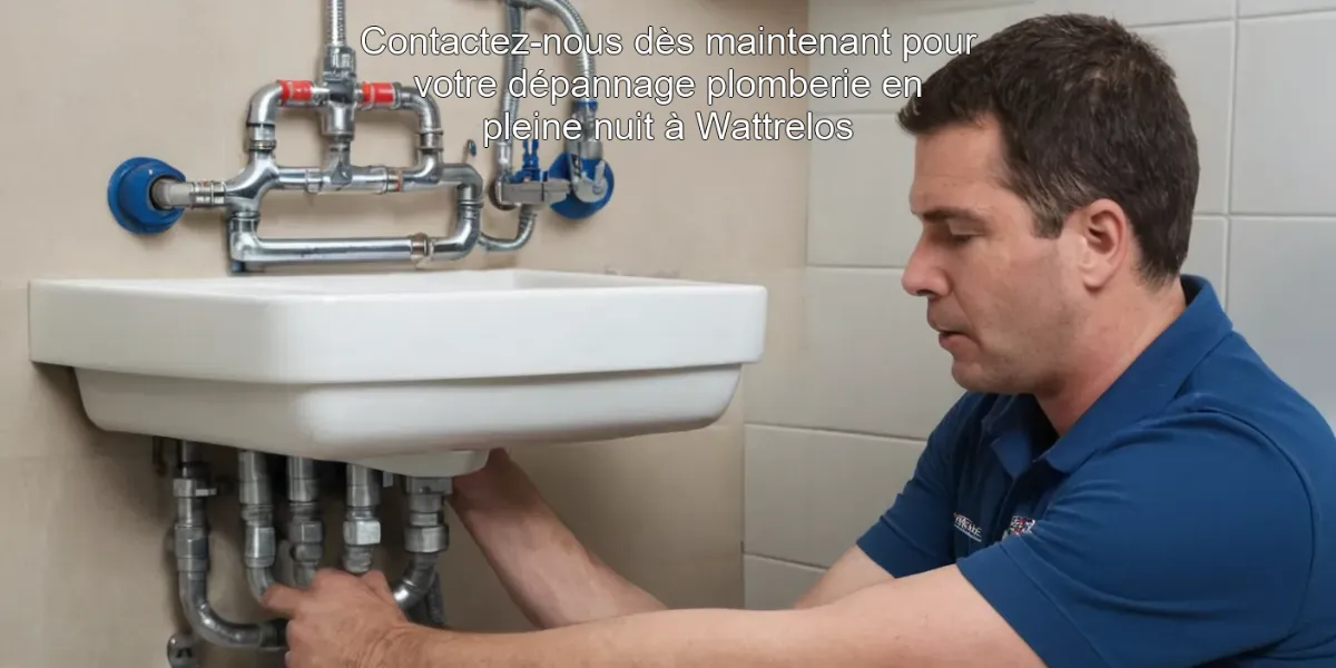 Contactez-nous dès maintenant pour votre dépannage plomberie en pleine nuit à Wattrelos