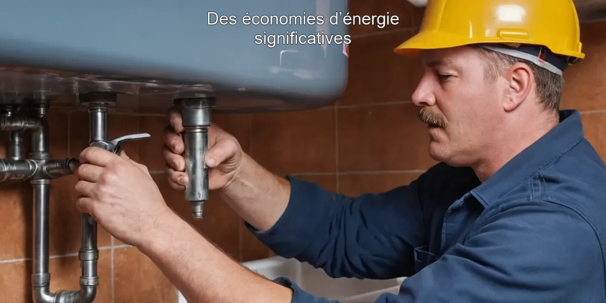 Des économies d’énergie significatives