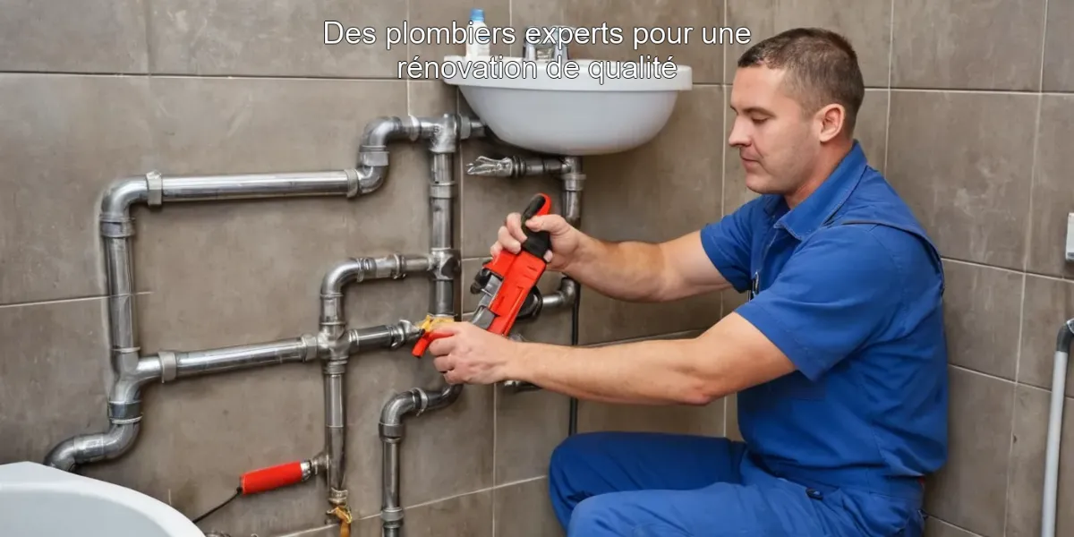 Des plombiers experts pour une rénovation de qualité