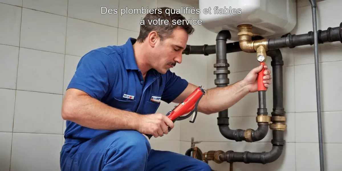 Des plombiers qualifiés et fiables à votre service