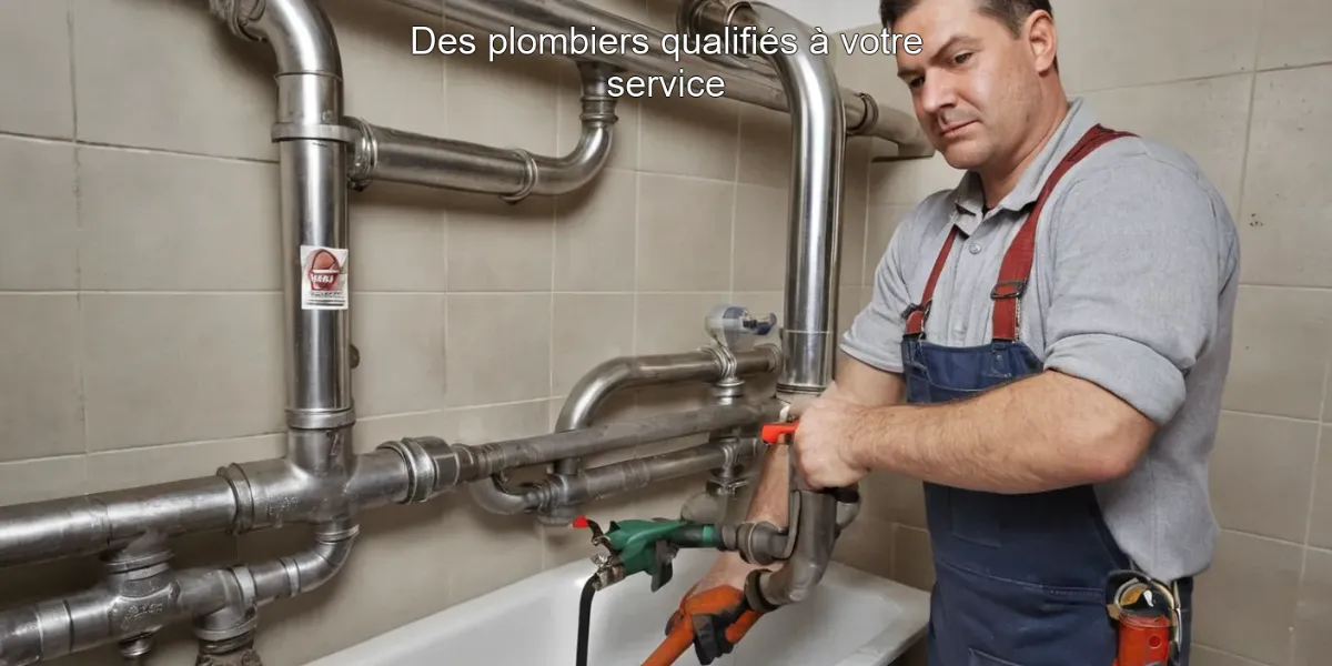 Des plombiers qualifiés à votre service