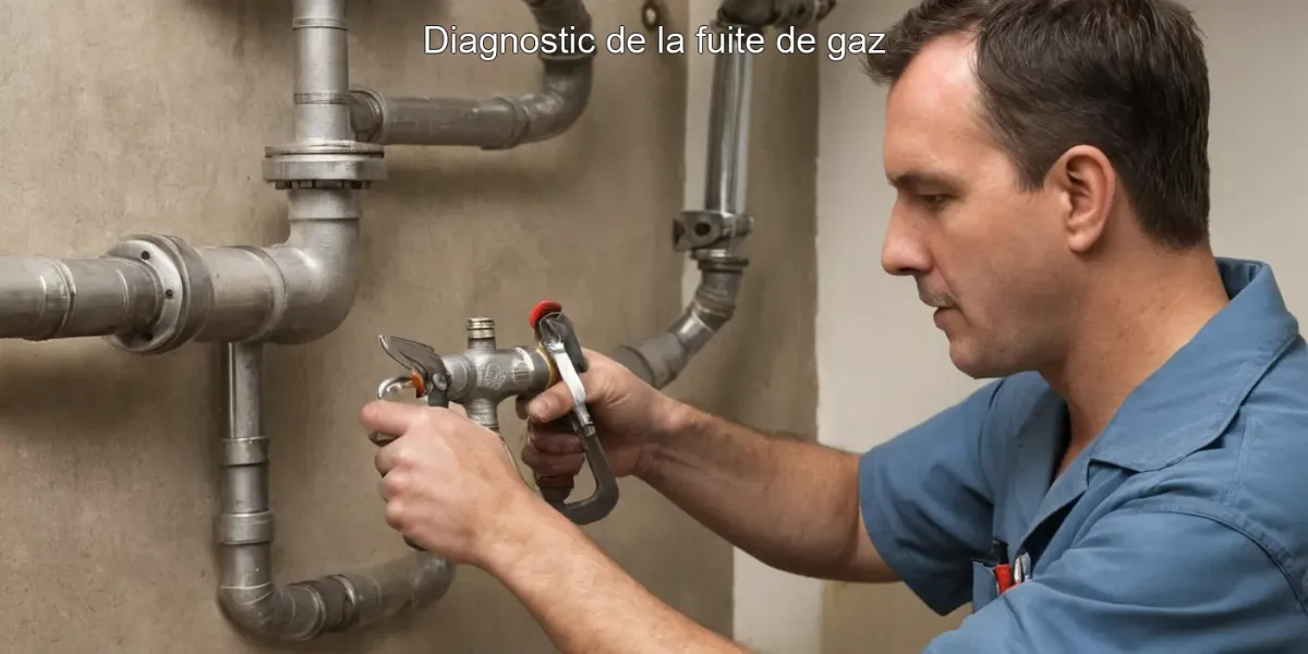 Diagnostic de la fuite de gaz