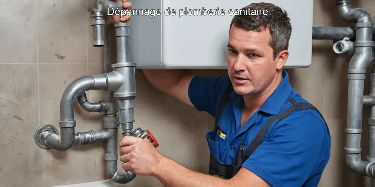 Dépannage de plomberie sanitaire