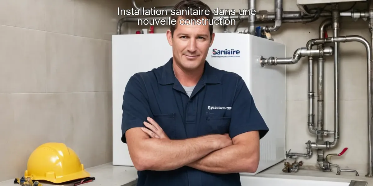 Installation sanitaire dans une nouvelle construction