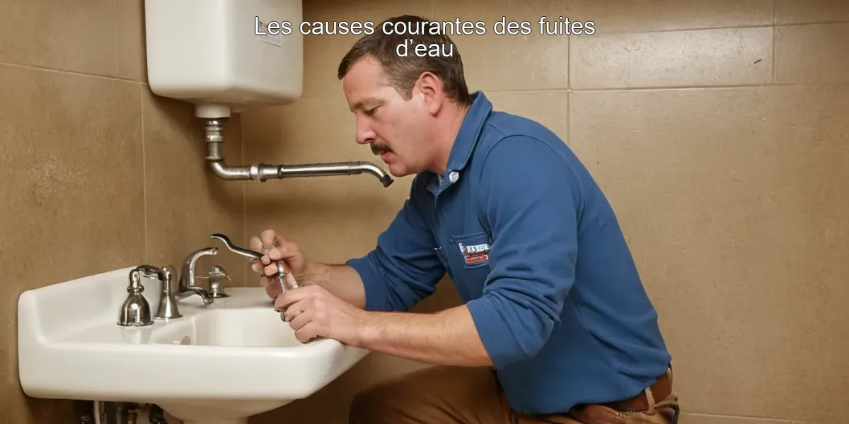 Les causes courantes des fuites d’eau