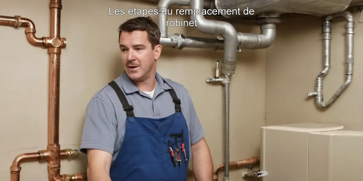 Les étapes du remplacement de robinet