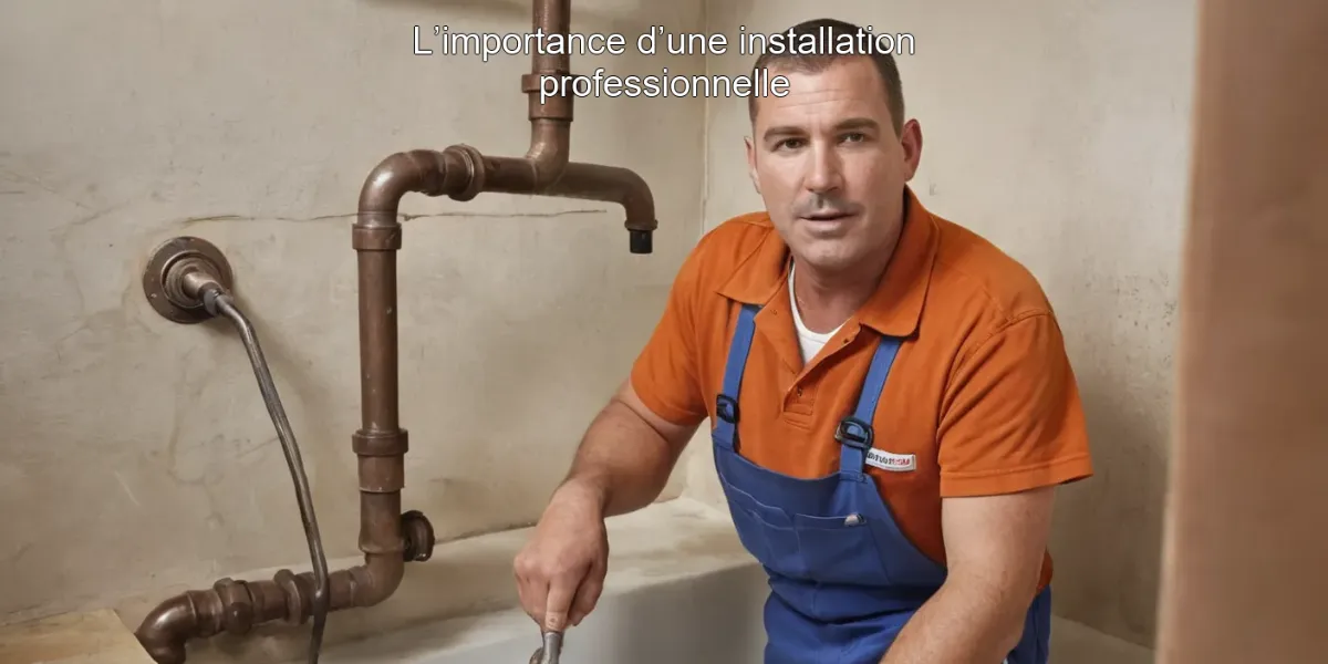 L’importance d’une installation professionnelle