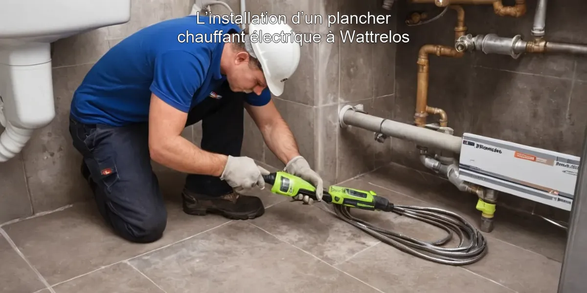 L’installation d’un plancher chauffant électrique à Wattrelos