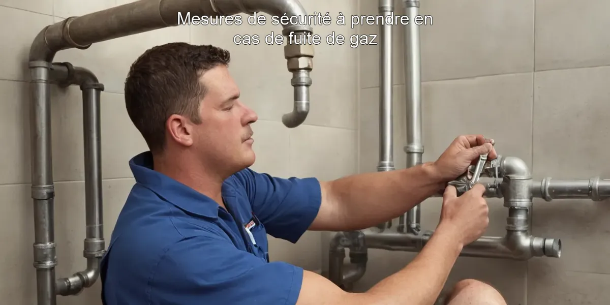 Mesures de sécurité à prendre en cas de fuite de gaz