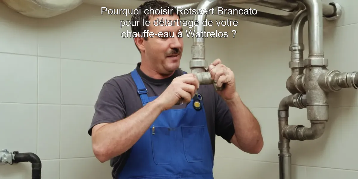 Pourquoi choisir Rotsaert Brancato pour le détartrage de votre chauffe-eau à Wattrelos ?