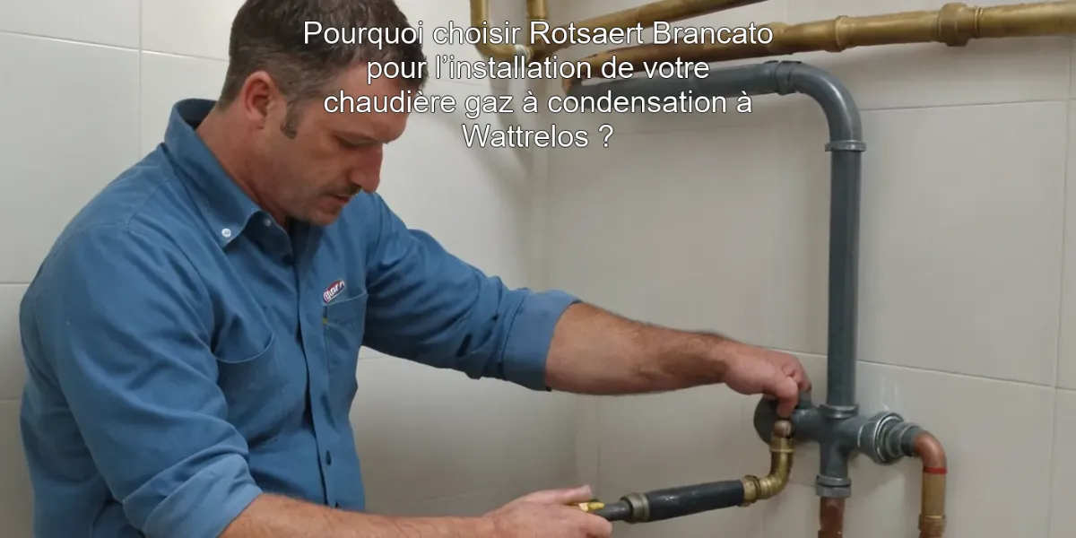 Pourquoi choisir Rotsaert Brancato pour l’installation de votre chaudière gaz à condensation à Wattrelos ?