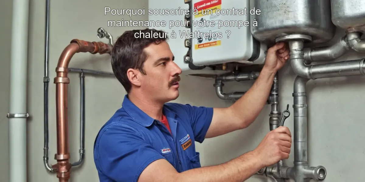 Pourquoi souscrire à un contrat de maintenance pour votre pompe à chaleur à Wattrelos ?