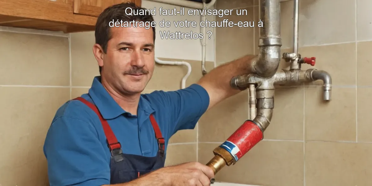 Quand faut-il envisager un détartrage de votre chauffe-eau à Wattrelos ?