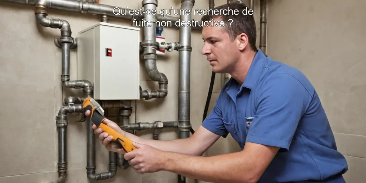 Qu’est-ce qu’une recherche de fuite non destructive ?