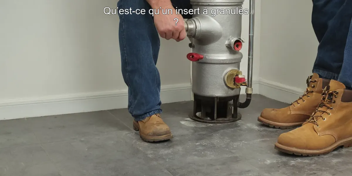 Qu’est-ce qu’un insert à granulés ?