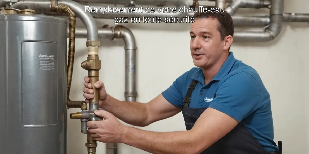 Remplacement de votre chauffe-eau gaz en toute sécurité