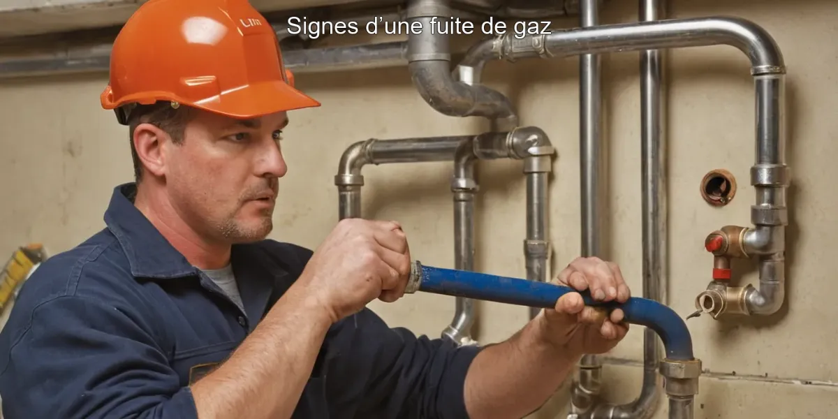 Signes d’une fuite de gaz