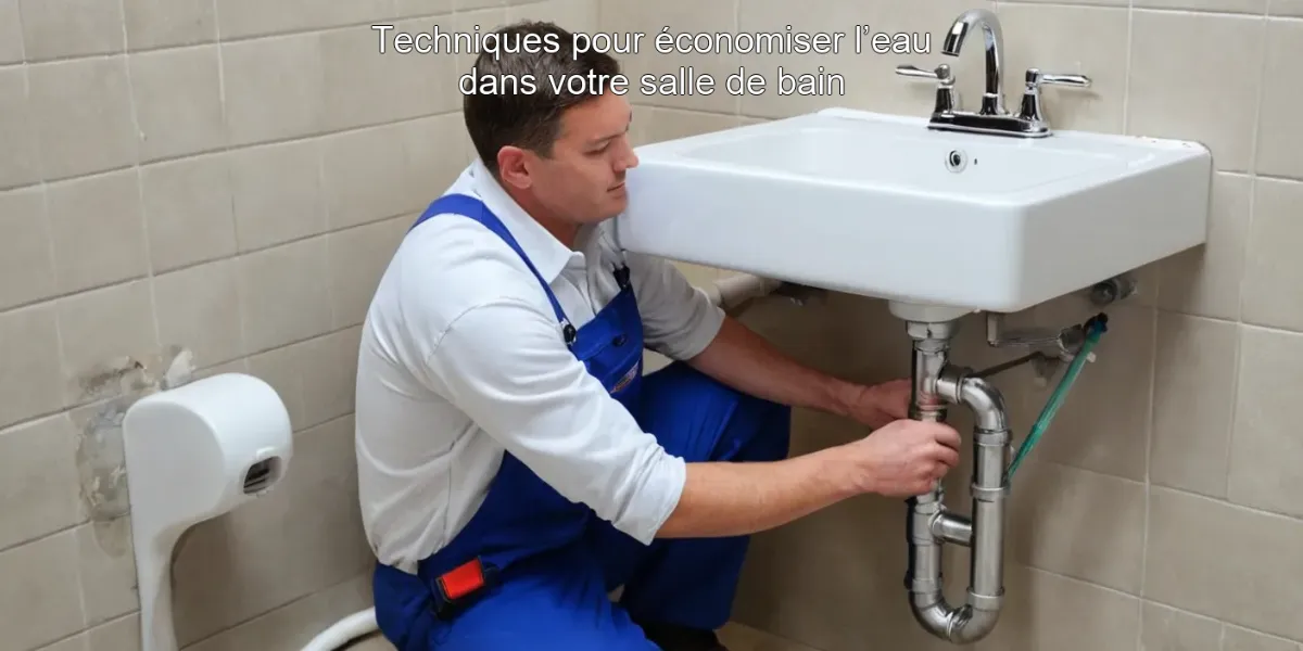 Techniques pour économiser l’eau dans votre salle de bain