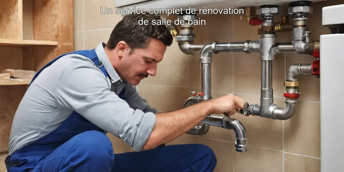 Un service complet de rénovation de salle de bain