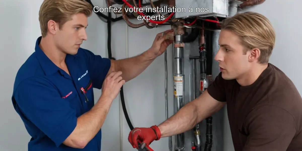 Confiez votre installation à nos experts