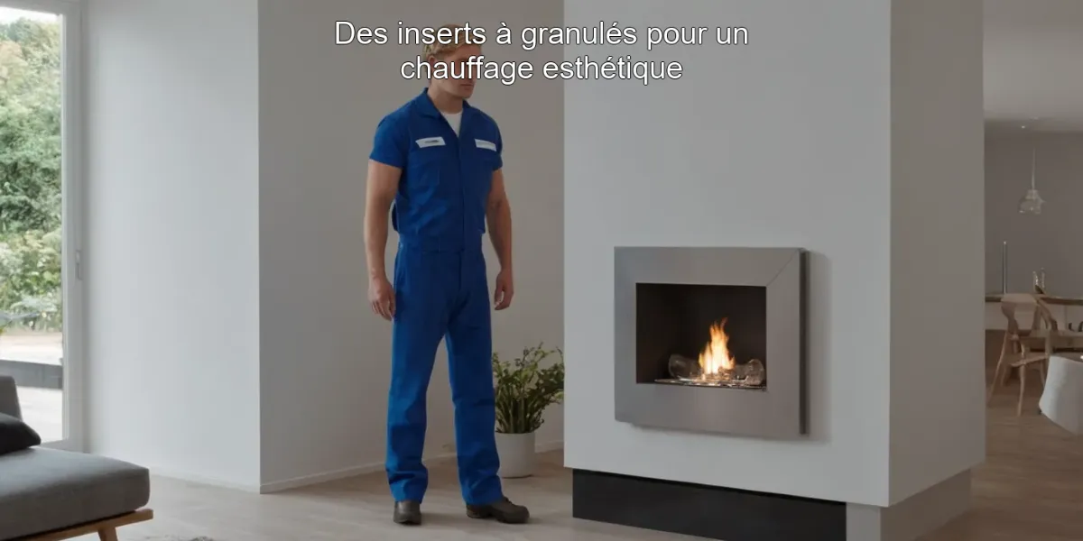 Des inserts à granulés pour un chauffage esthétique