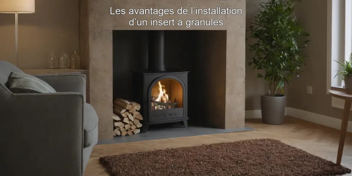 Les avantages de l’installation d’un insert à granulés