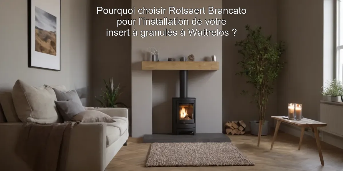 Pourquoi choisir Rotsaert Brancato pour l’installation de votre insert à granulés à Wattrelos ?