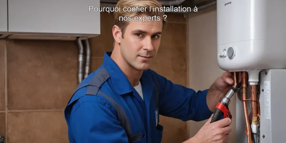 Pourquoi confier l’installation à nos experts ?