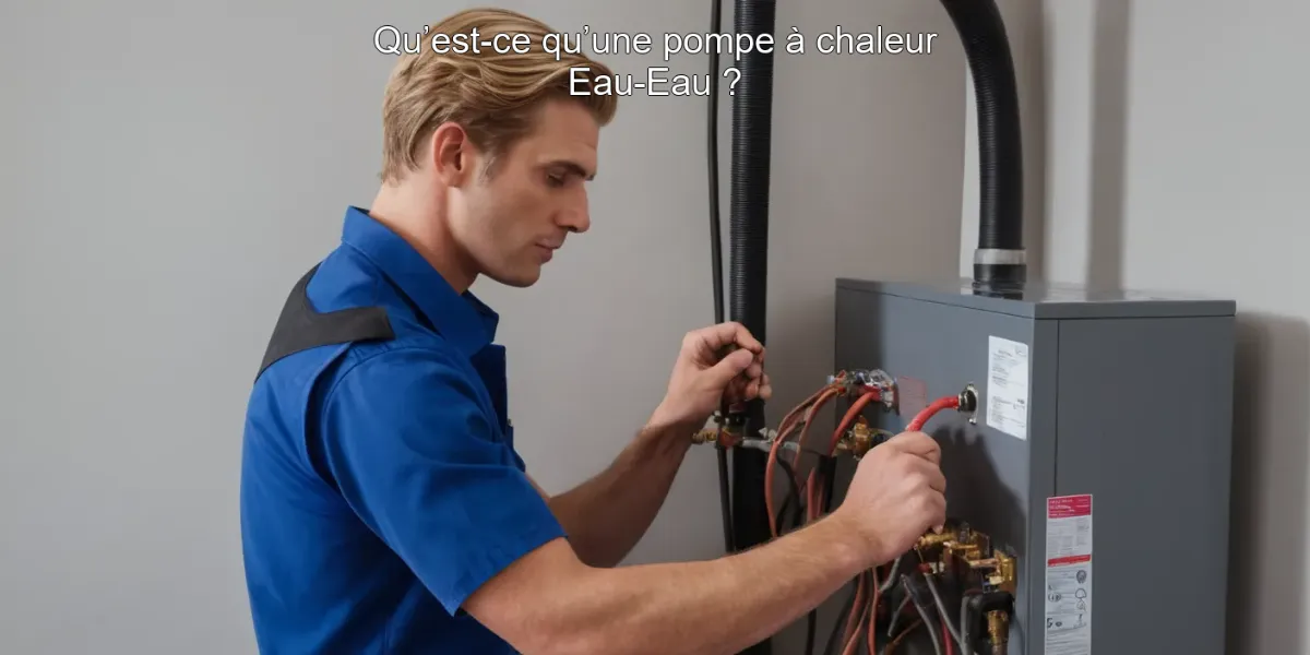 Qu’est-ce qu’une pompe à chaleur Eau-Eau ?