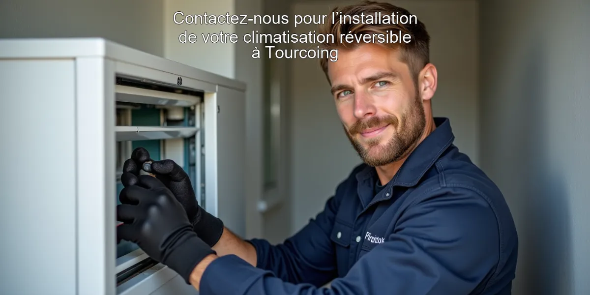 Contactez-nous pour l’installation de votre climatisation réversible à Tourcoing