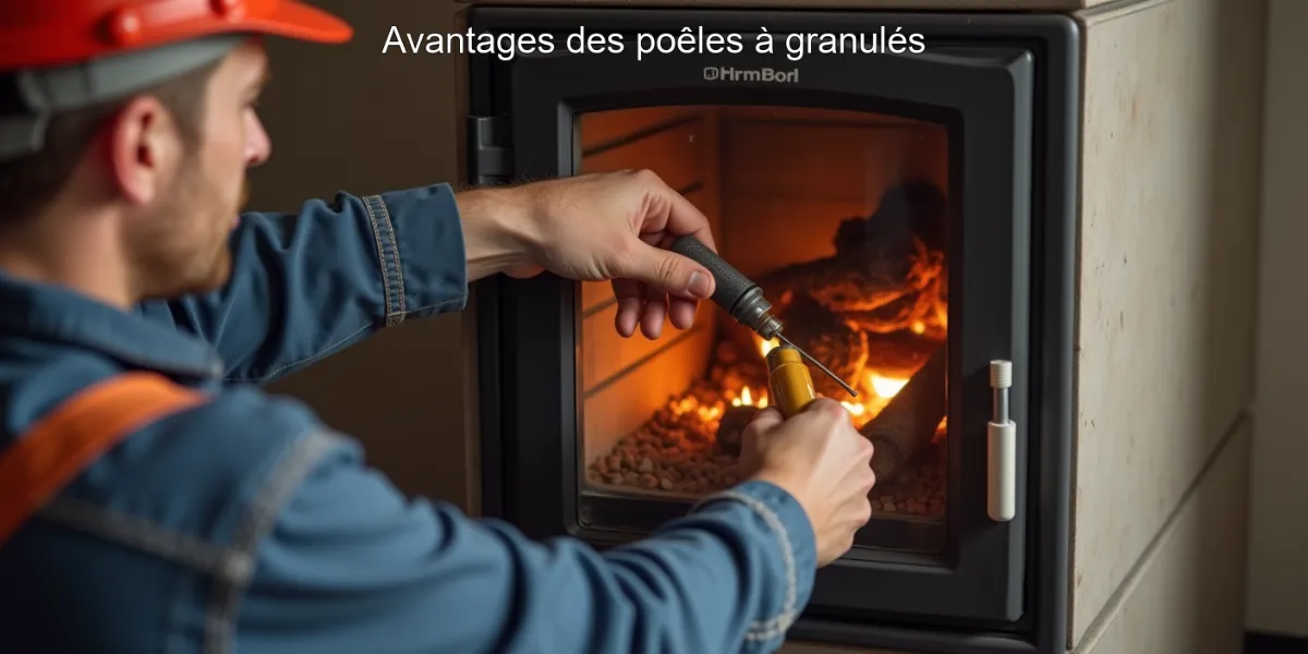Avantages des poêles à granulés