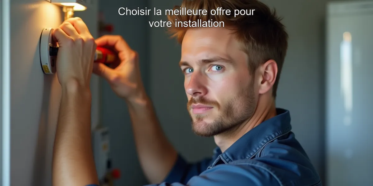 Choisir la meilleure offre pour votre installation