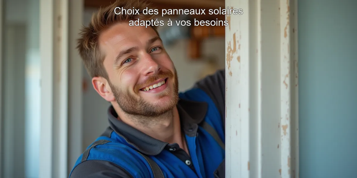 Choix des panneaux solaires adaptés à vos besoins