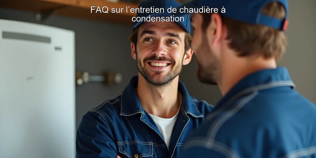 FAQ sur l’entretien de chaudière à condensation