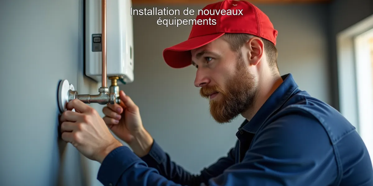 Installation de nouveaux équipements