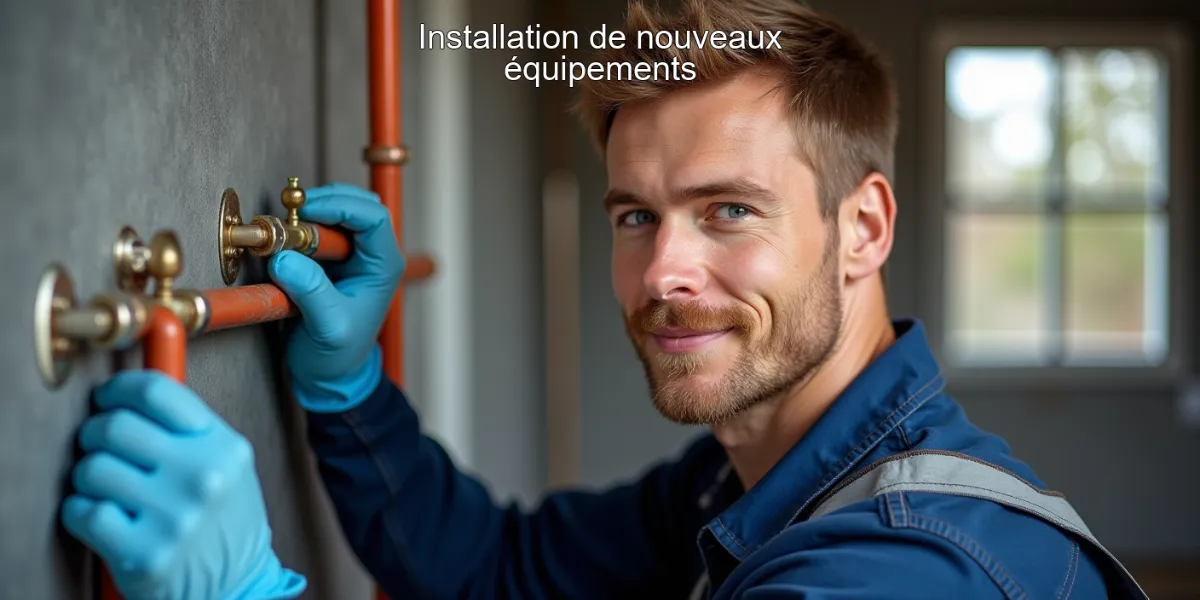 Installation de nouveaux équipements