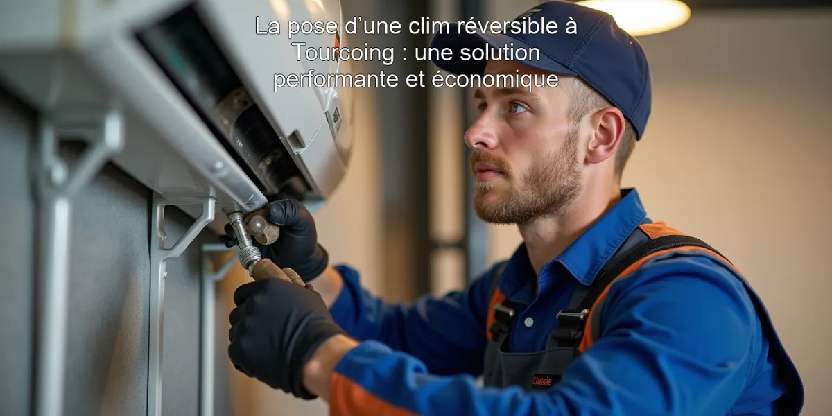 La pose d’une clim réversible à Tourcoing : une solution performante et économique