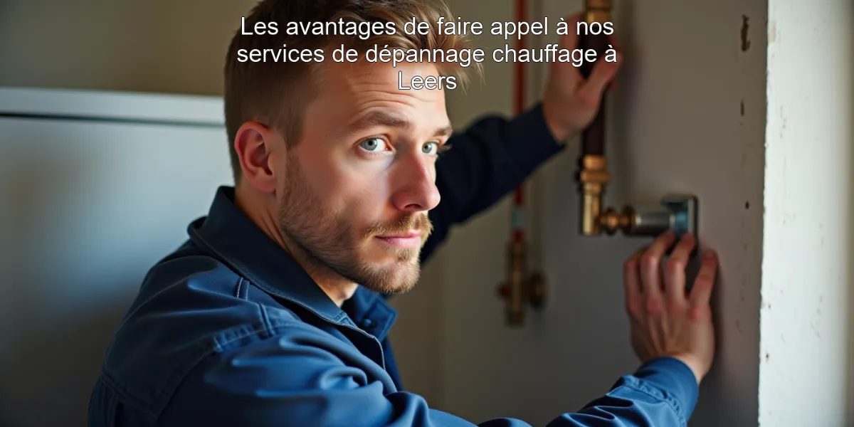 Les avantages de faire appel à nos services de dépannage chauffage à Leers