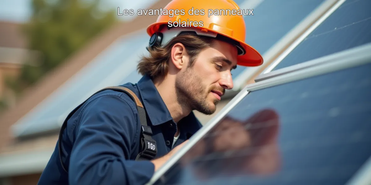 Les avantages des panneaux solaires