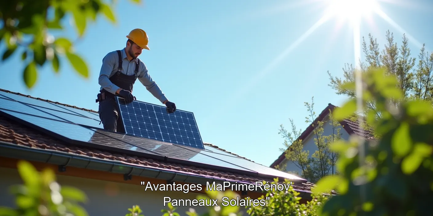 "Avantages MaPrimeRénov' Panneaux Solaires"