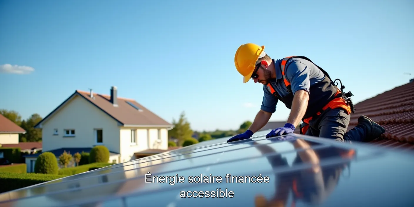 Énergie solaire financée accessible