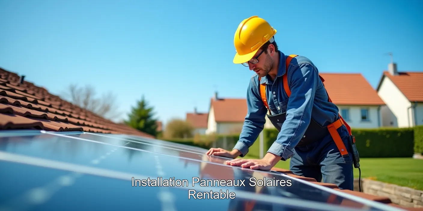 Installation Panneaux Solaires Rentable