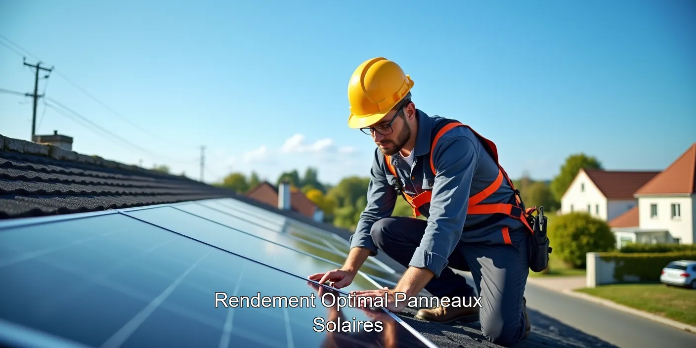 Rendement Optimal Panneaux Solaires