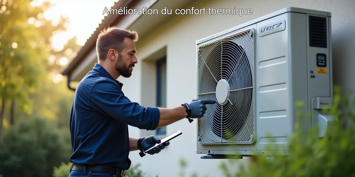 Amélioration du confort thermique