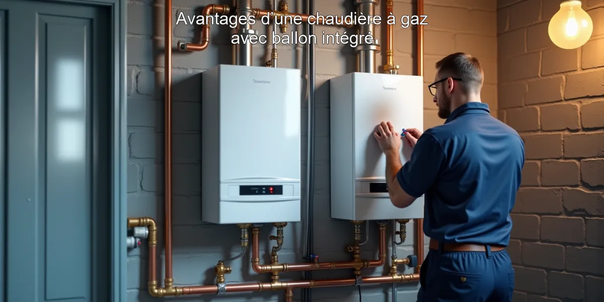 Avantages d’une chaudière à gaz avec ballon intégré